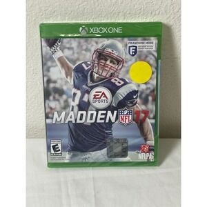 EA Sports Madden NFL 17 Xbox One Standard Edition New Sealed Football Game